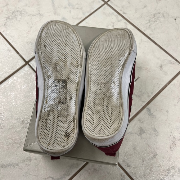 Maroon Canvas Sneakers - Picture 5 of 6